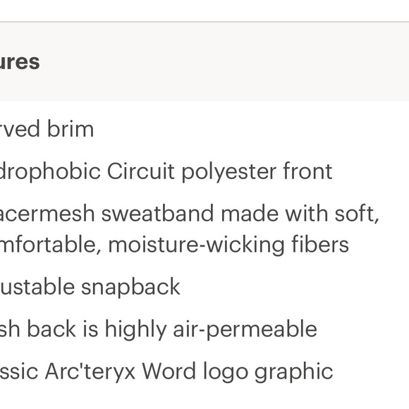 Arc'teryx Bird Word Trucker Curved Hat Unisex - Picture 5 of 7